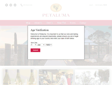 Tablet Screenshot of petaluma.com.au